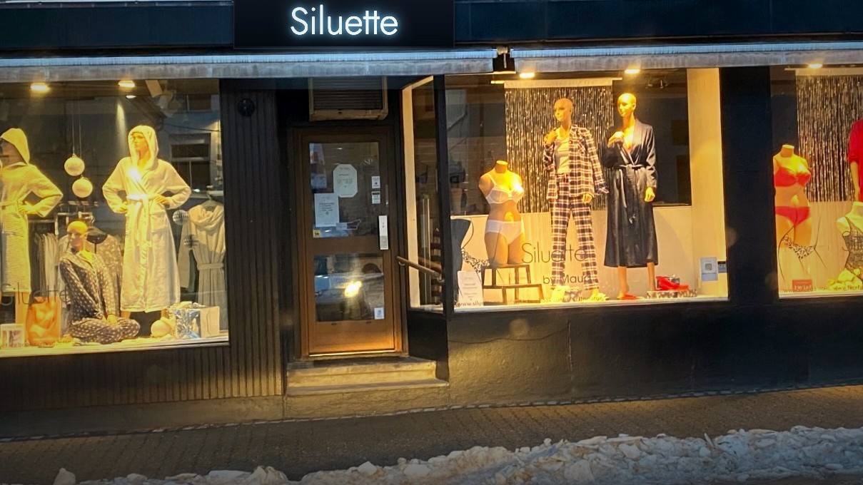 Siluettes butikk i Schwenckegata i Drammen